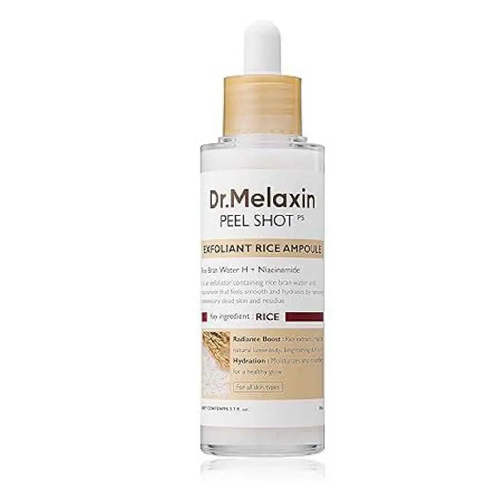 Dr. Melaxin White And Black Serum Rice Exfoliating Korean Skin Care