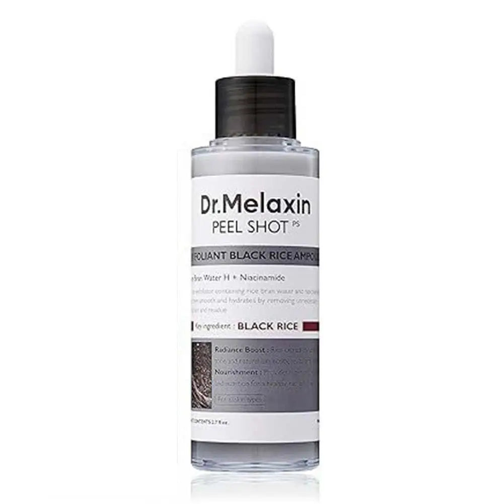 Dr. Melaxin White And Black Serum Rice Exfoliating Korean Skin Care